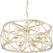 Alcott 6 Light 24.38 inch Antique Ivory Chandelier Ceiling Light